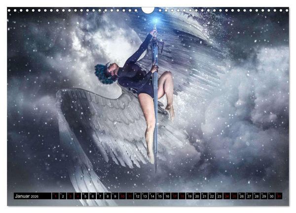 Produktbild: Pole Dance Engel (Wandkalender 2026 DIN A3 quer), CALVENDO Monatskalender