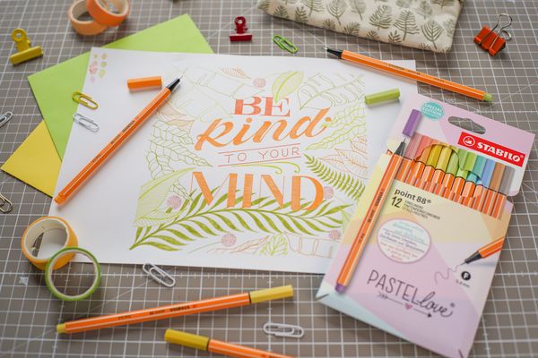 Produktbild: STABILO Fineliner point 88 Pastellove
