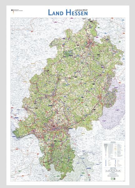 Produktbild: Land Hessen auf einen Blick!