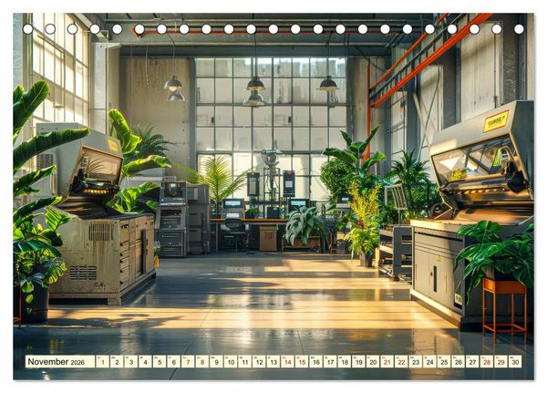 Produktbild: Biophilic Design - Verbundenheit mit der Natur (Tischkalender 2026 DIN A5 quer), CALVENDO Monatskalender