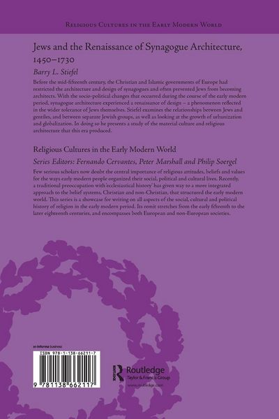 Produktbild: Jews and the Renaissance of Synagogue Architecture, 1450-1730