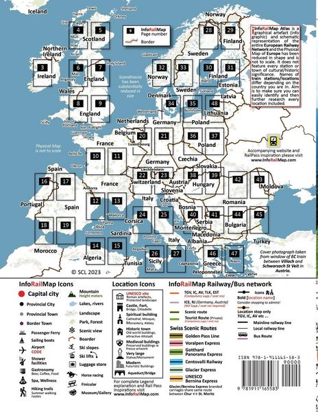 Produktbild: Icon and Info Illustrated European Railway Atlas
