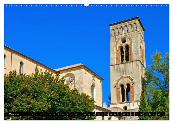 Produktbild: Amalfi Coast and Campania (High Quality Premium Wall Calendar 2026 DIN A2 landscape),CALVENDO 12 Month Wall Calendar