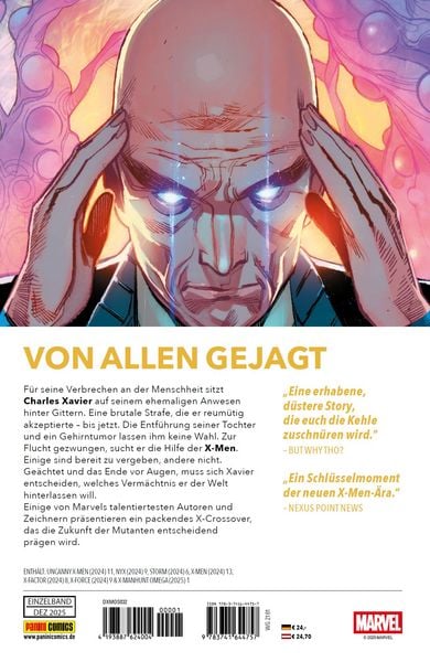 Produktbild: X-Men: X-Manhunt - Die Jagd auf Professor X