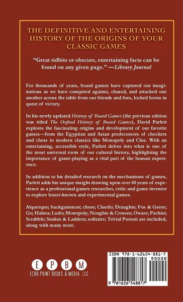 Produktbild: Oxford History of Board Games