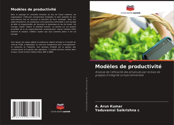 Produktbild: Mod&egrave;les de productivit&eacute;
