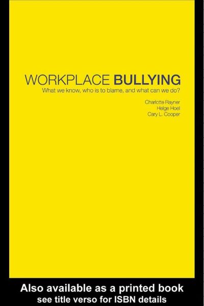 Produktbild: Workplace Bullying