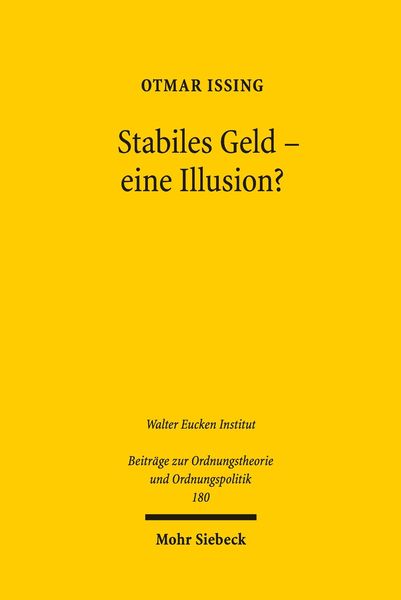 Produktbild: Stabiles Geld - eine Illusion?