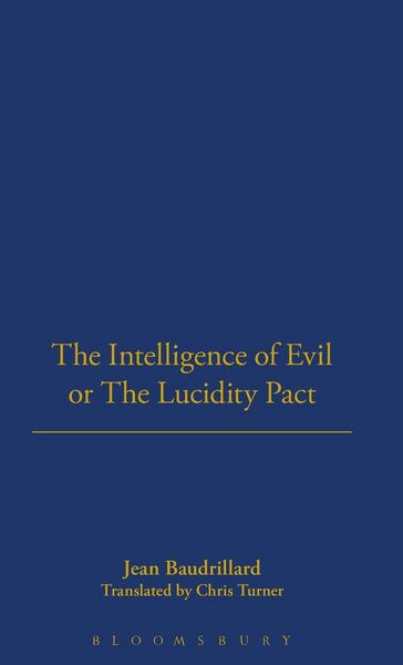 Produktbild: The Intelligence of Evil or the Lucidity Pact
