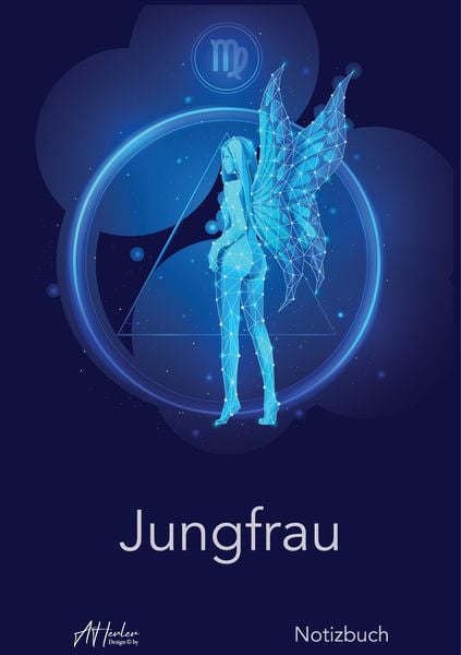 Sternzeichen Jungfrau Notizbuch | Designed by Alfred Herler, Taschenbuch von Herler Books , Tredition, 9783347626263