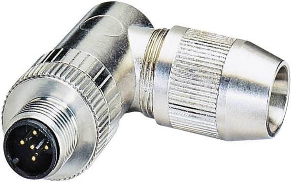 Produktbild: Phoenix Contact 1424667 Sensor-/Aktor-Steckverbinder, unkonfektioniert M12 Stecker, gewinkelt Polzahl Sensoren: 4 1 St.