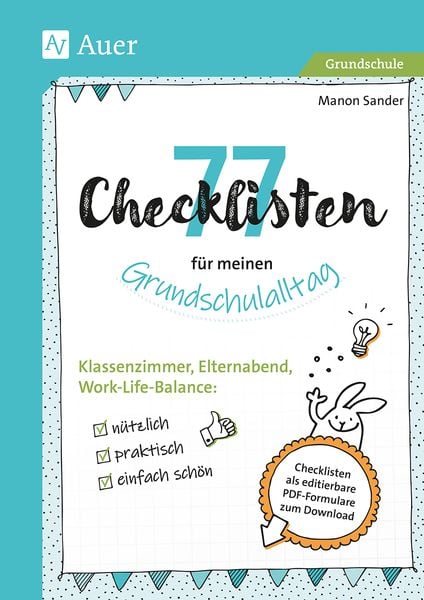 Produktbild: 77 Checklisten f&uuml;r meinen Grundschulalltag