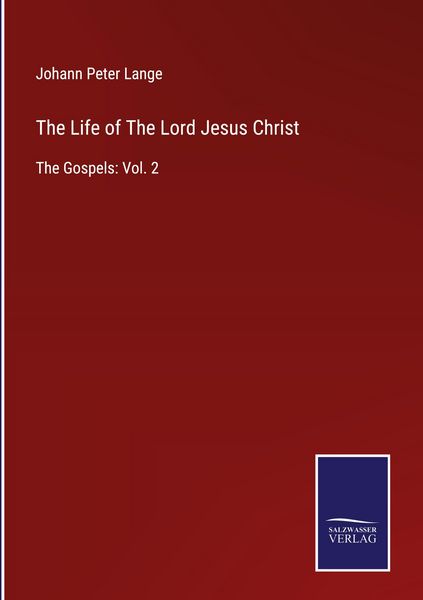 Produktbild: The Life of The Lord Jesus Christ