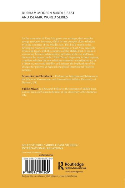 Produktbild: The Emerging Middle East-East Asia Nexus