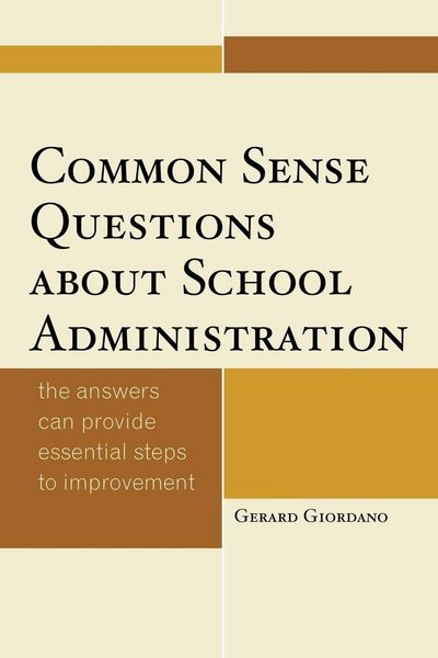 Produktbild: Common Sense Questions about School Administration