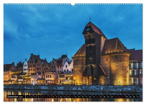 Produktbild: Ein Wochenende in Danzig (Wandkalender 2026 DIN A2 quer), CALVENDO Monatskalender