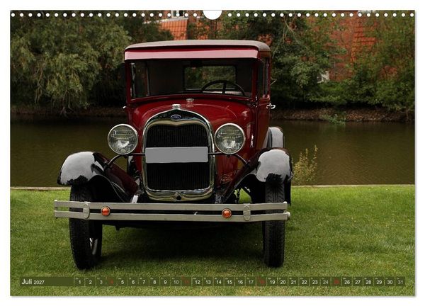 Produktbild: Oldtimer vergangenger Jahrzehnte (Wandkalender 2027 DIN A3 quer), CALVENDO Monatskalender
