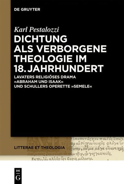 Produktbild: Dichtung als verborgene Theologie im 18. Jahrhundert