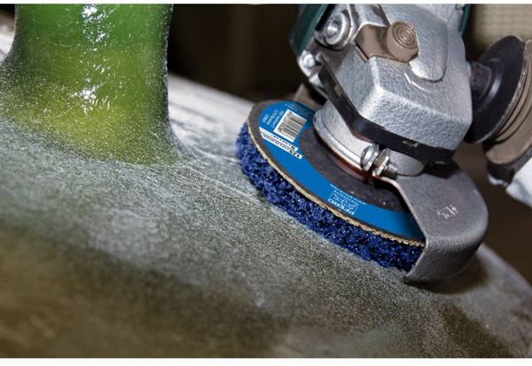 Produktbild: PFERD TOOLS 44698004 POLICLEAN PLUS PCLD Reinigungsvlies &Oslash; 125 x 13 m Bohrung &Oslash; 22.3 mm f&uuml;r grobe Reinigungsarbeiten 125 mm 1 St.