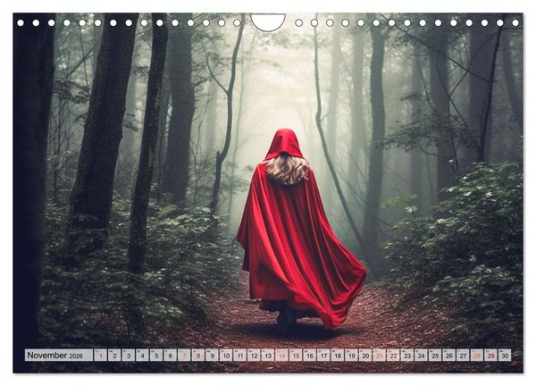 Produktbild: Zauberhafte M&auml;rchen aus aller Welt (Wandkalender 2026 DIN A4 quer), CALVENDO Monatskalender