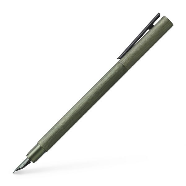 Produktbild: Faber-Castell F&uuml;ller Neo Slim Aluminium, olivgr&uuml;n, B