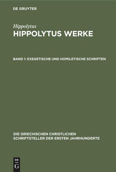 Produktbild: Exegetische und homiletische Schriften