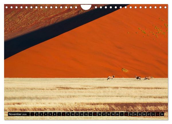 Produktbild: Namib Naukluft Nationalpark. NAMIBIA 2026 (Wandkalender 2026 DIN A4 quer), CALVENDO Monatskalender