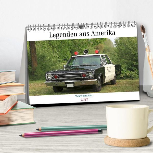 Produktbild: Legenden aus Amerika - Wahre Rarit&auml;ten (Tischkalender 2027 DIN A5 quer), CALVENDO Monatskalender
