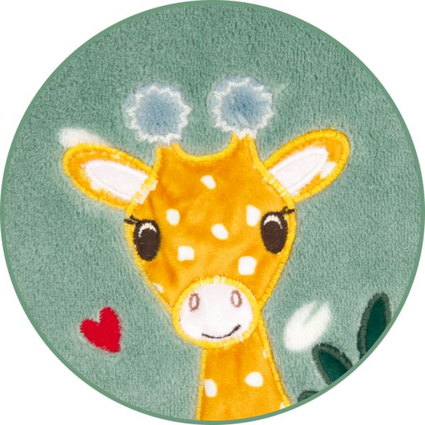 Produktbild: Kuscheldecke Giraffe - BabyGl&uuml;ck (ca. 75x100 cm)
