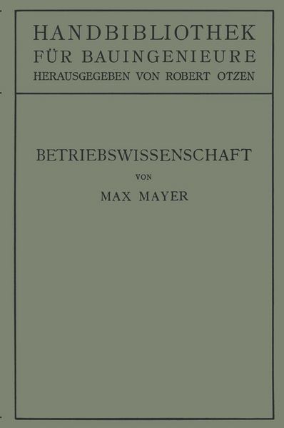 Produktbild: Betriebswissenschaft