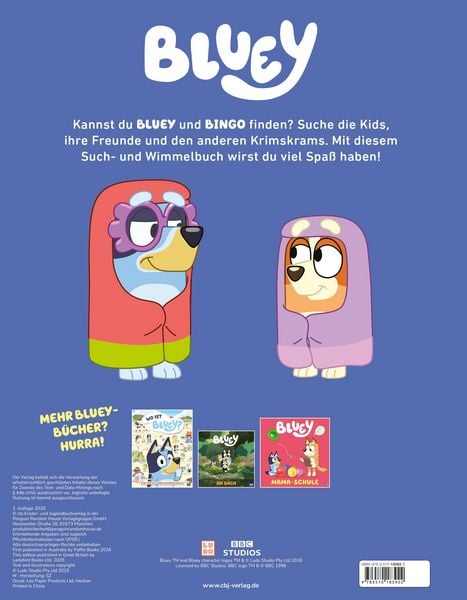 Produktbild: BLUEY &ndash; Wo sind Bluey und Bingo?