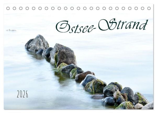 Ostsee-Strand (Tischkalender 2026 DIN A5 quer), CALVENDO Monatskalender