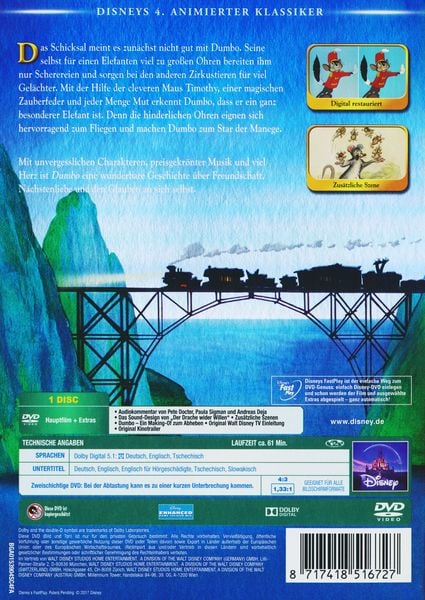 Produktbild: Dumbo - Disney Classics