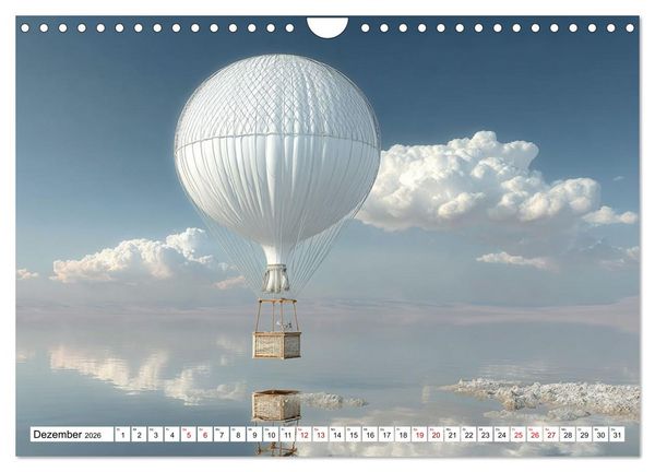 Produktbild: Himmelsmagie in Ballonfarben (Wandkalender 2026 DIN A4 quer), CALVENDO Monatskalender