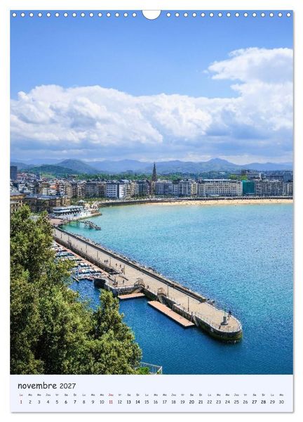 Produktbild: Terre de caract&egrave;re - Paysages du Pays basque (Calendrier mural 2027 DIN A3 horizontal), CALVENDO calendrier mensuel
