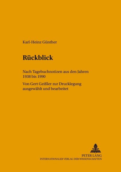 Produktbild: R&uuml;ckblick