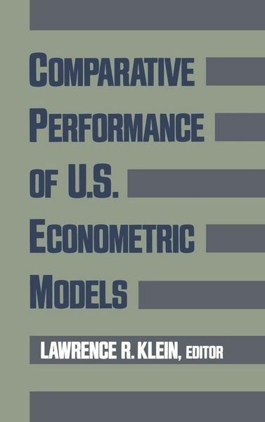 Produktbild: Comparative Performance of U.S. Econometric Models