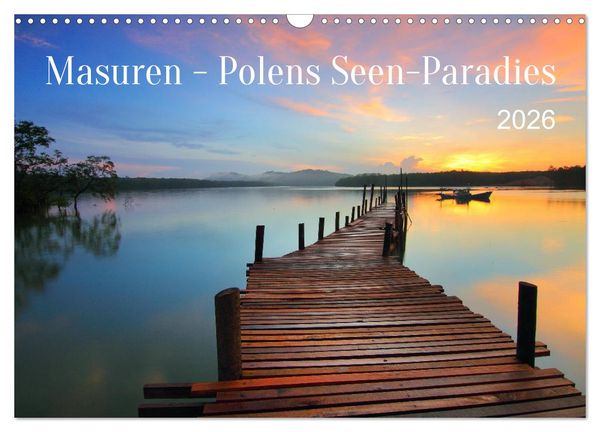 Produktbild: Masuren - Polens Seen-Paradies (Wandkalender 2026 DIN A3 quer), CALVENDO Monatskalender