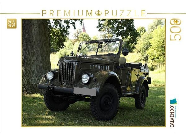 "CALVENDO Puzzle Oldtimer ""oben ohne"" | 500 Teile Lege-Größe 48 × 36 cm Foto-Puzzle für Erwachsene"