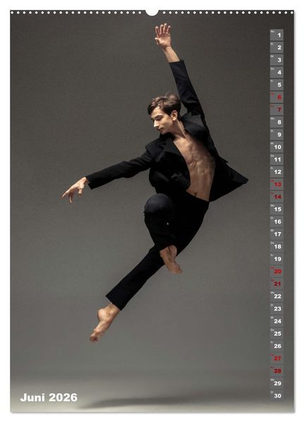Produktbild: Sinneseindruck Ballett (Wandkalender 2026 DIN A2 hoch), CALVENDO Monatskalender