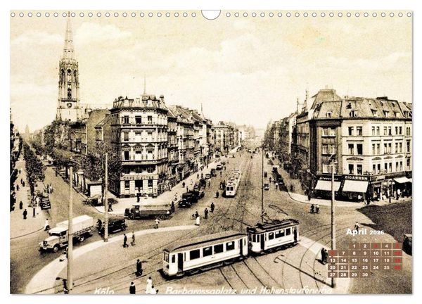 Produktbild: Historisches K&ouml;ln &ndash; Die Stadt auf historischen Karten (Wandkalender 2026 DIN A3 quer), CALVENDO Monatskalender