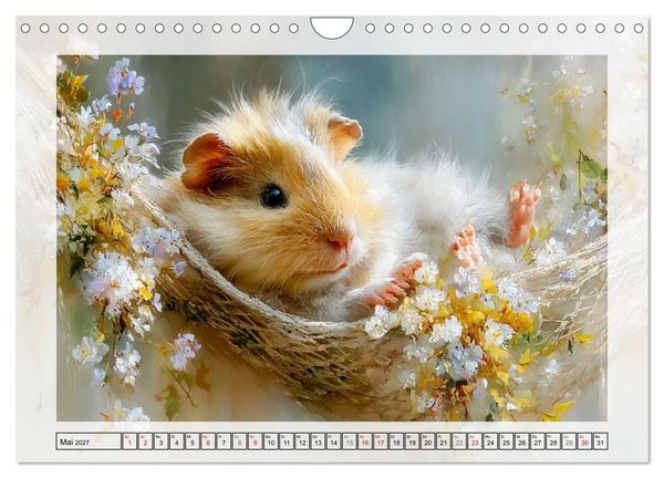 Produktbild: Meerschweinchen. Bezauberndes Gartengl&uuml;ck (Wandkalender 2027 DIN A4 quer), CALVENDO Monatskalender