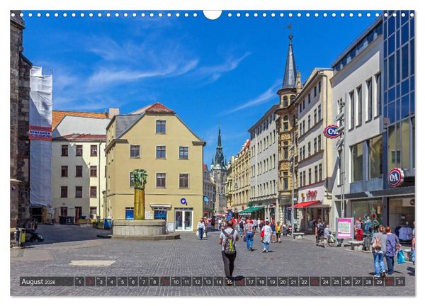 Produktbild: Unterwegs in Halle (Wandkalender 2026 DIN A3 quer), CALVENDO Monatskalender
