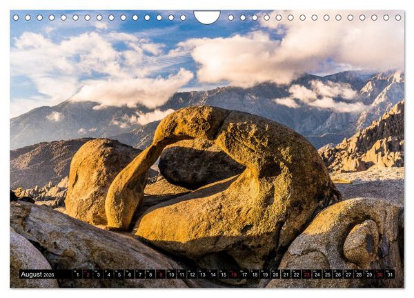 Produktbild: Entlang der Sierra Nevada (Wandkalender 2026 DIN A4 quer), CALVENDO Monatskalender
