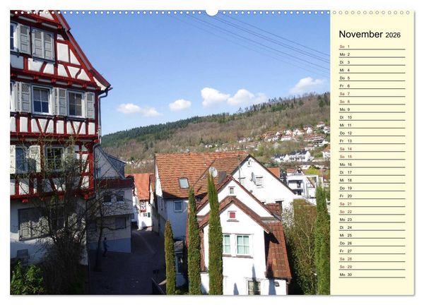 Produktbild: Calw erleben (Wandkalender 2026 DIN A2 quer), CALVENDO Monatskalender