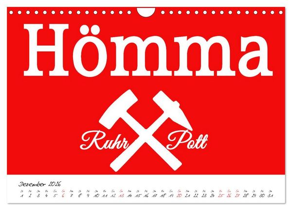 Produktbild: Ruhrpott Vokabeln (Wandkalender 2026 DIN A4 quer), CALVENDO Monatskalender