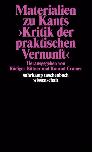 Produktbild: Materialien zu Kants &raquo;Kritik der praktischen Vernunft&laquo;