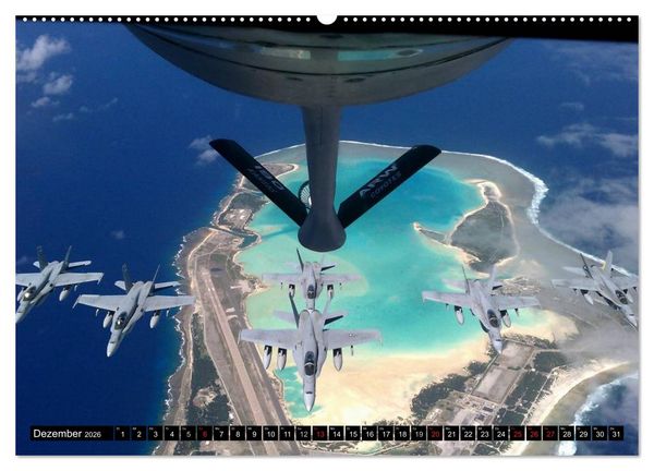 Produktbild: Kampfjets &bull; U.S. Aircraft (Wandkalender 2026 DIN A2 quer), CALVENDO Monatskalender