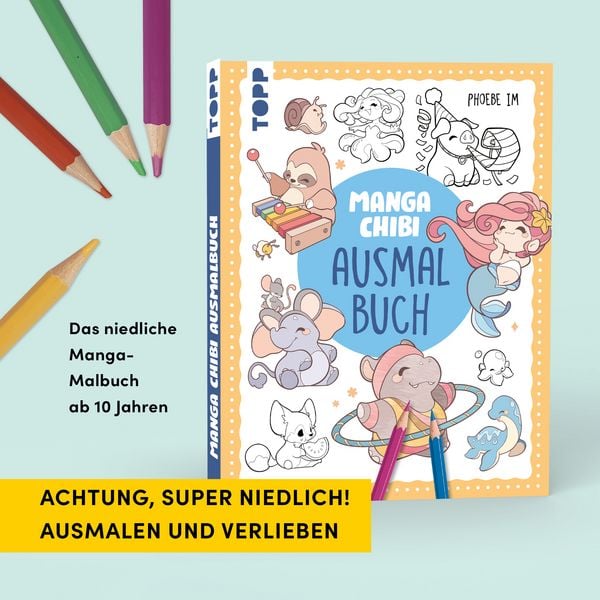 Produktbild: Manga Chibi Ausmalbuch