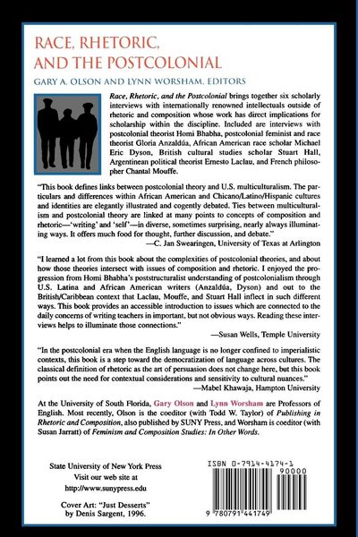 Produktbild: Race, Rhetoric, and the Postcolonial